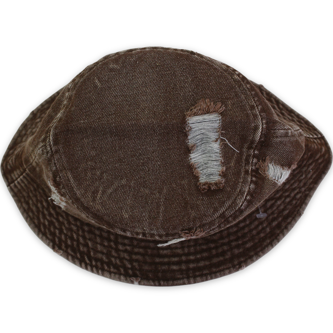 Unisex Cotton Bucket Hat – “Think Outside“ Embroidery