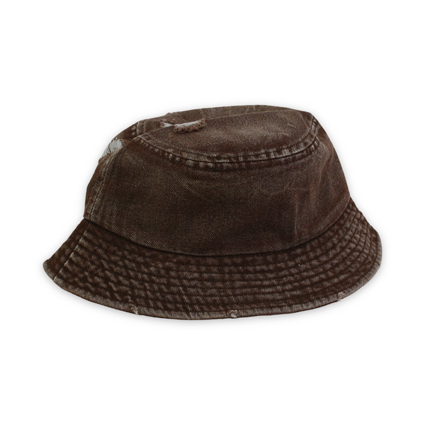 Unisex Cotton Bucket Hat – “Think Outside“ Embroidery