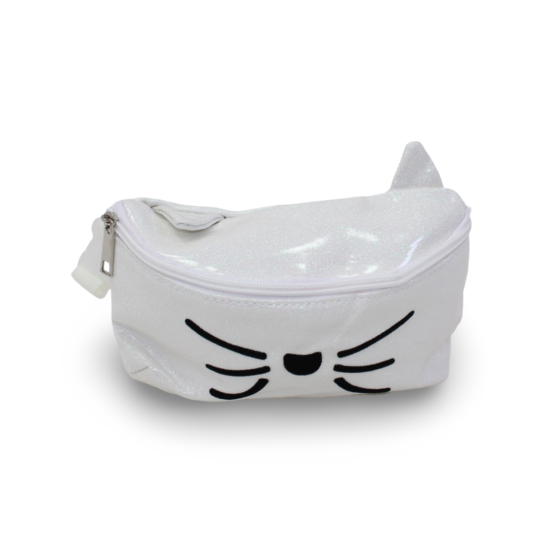 Cat Waist Bag – White