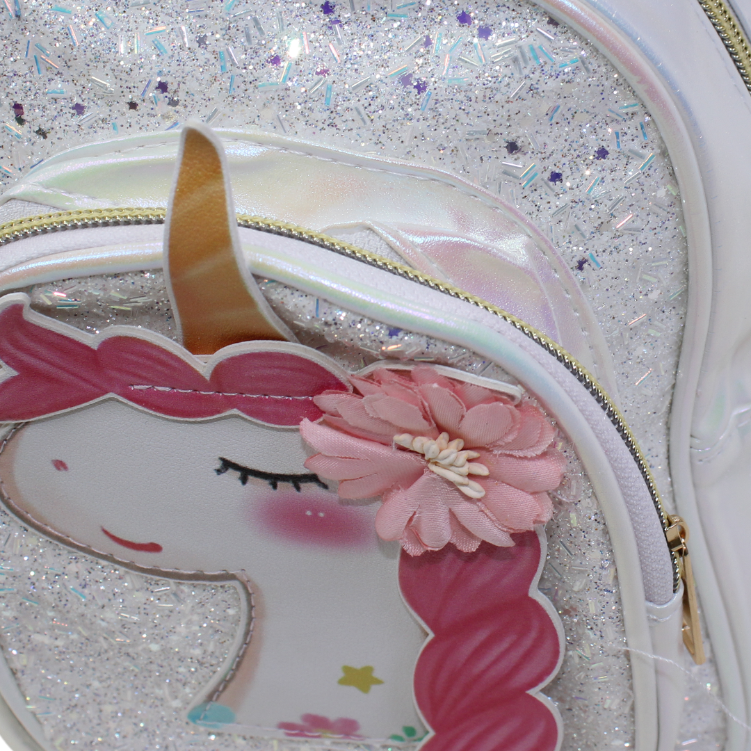Unicorn Backpack – White