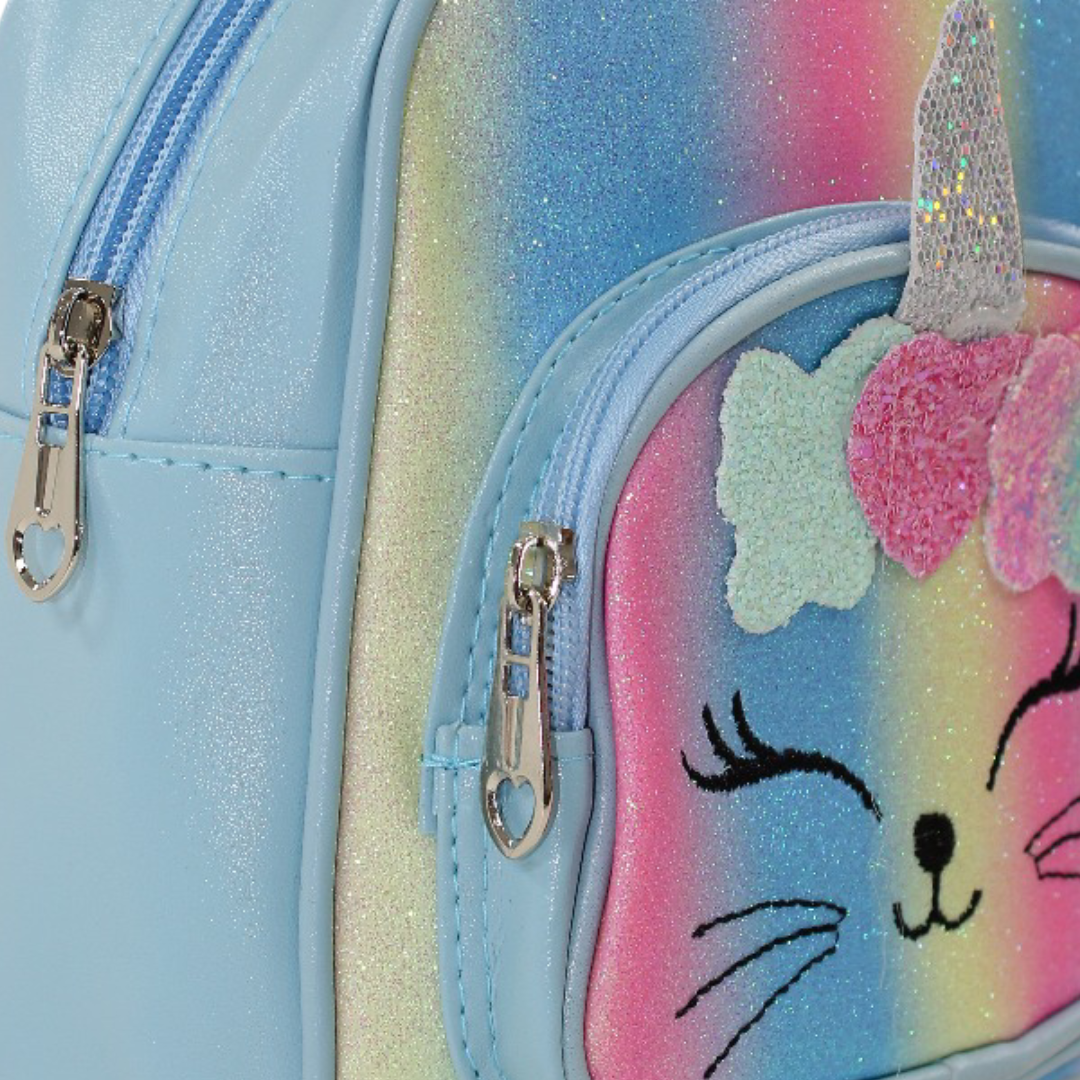 Unicorn School Backpack – Baby Blue
