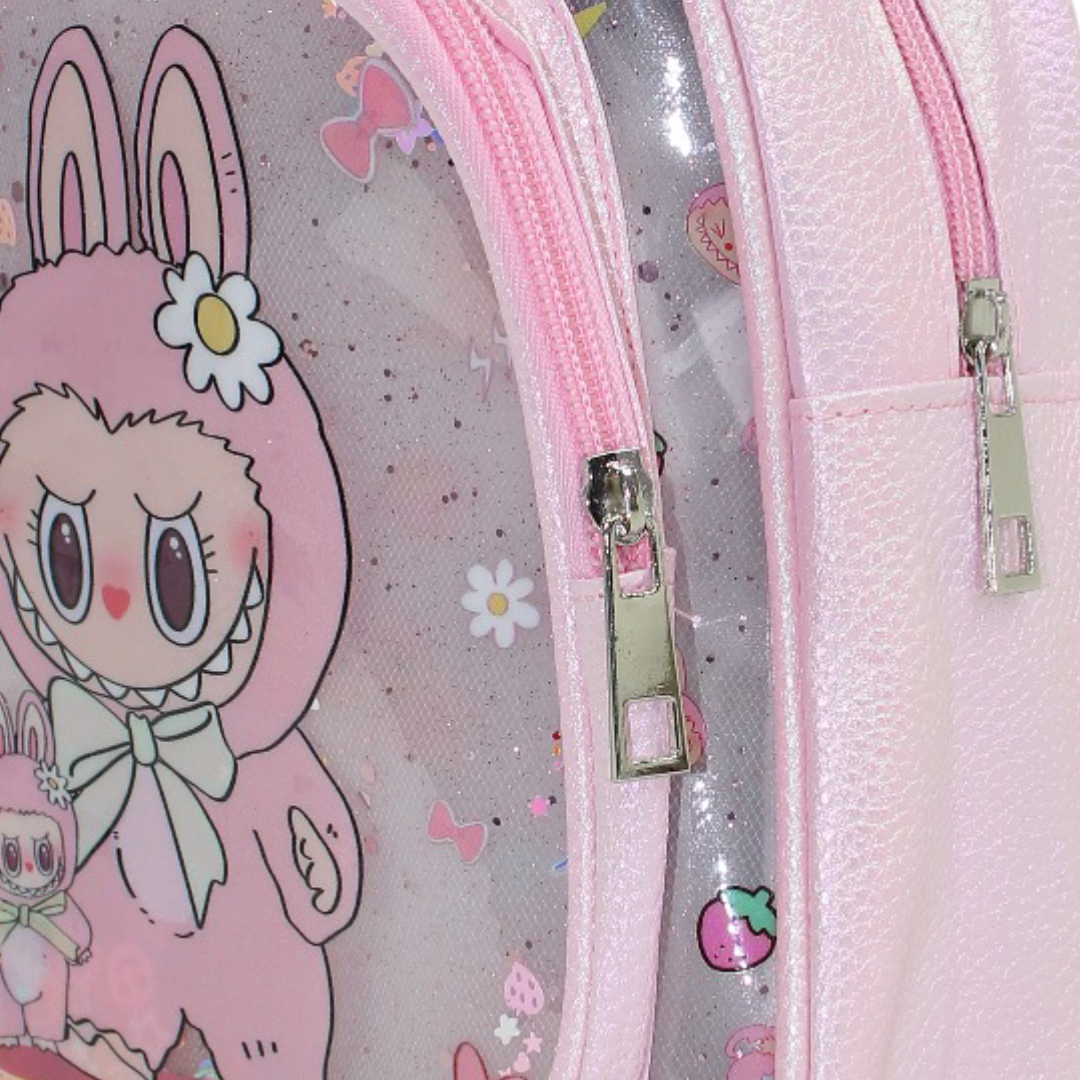 Labubu School Backpack – Pink