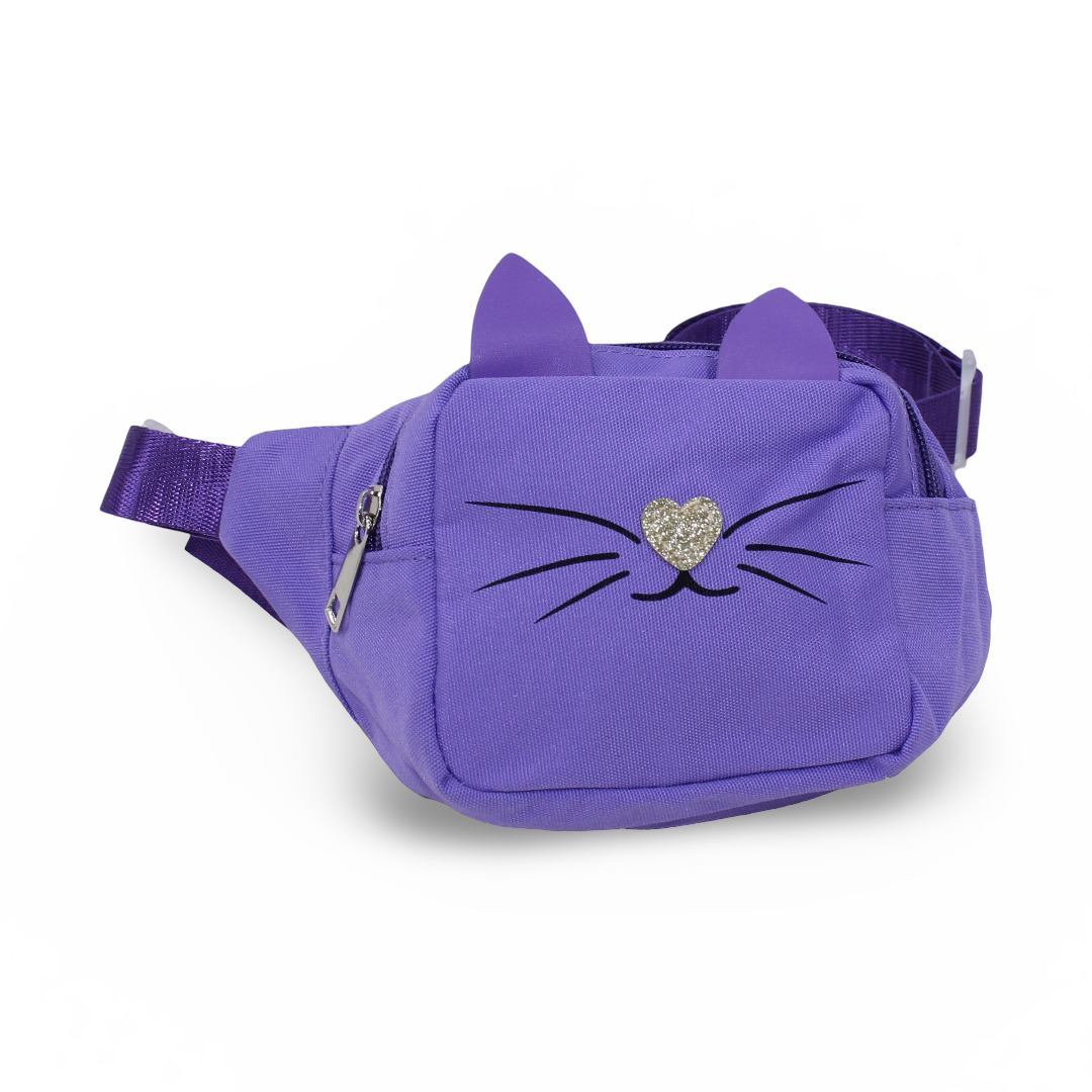 Cat Waist Bag – Purple