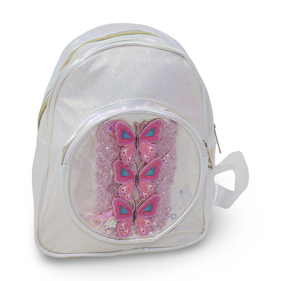 Butterflies Backpack – White