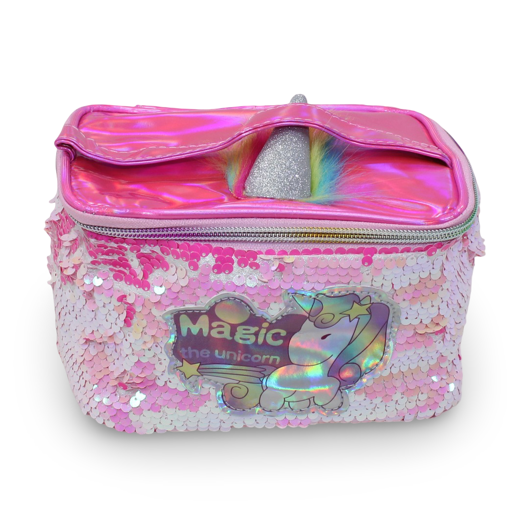 Unicorn Glitter Make-up Bag – Fuchsia