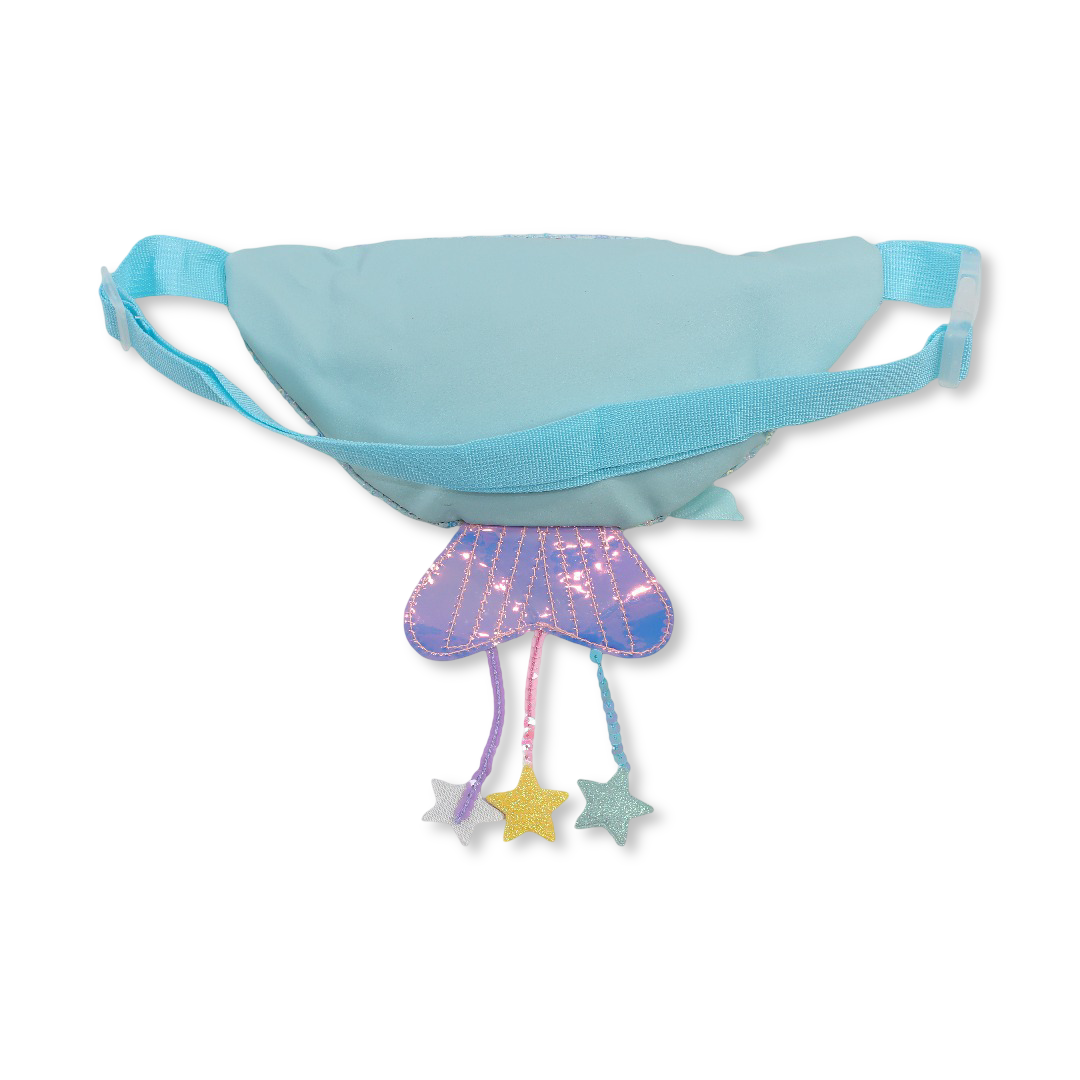 Glittery Waist Bags – Baby Blue