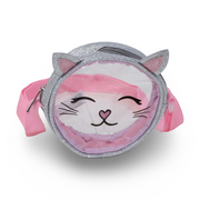 Cat Transparent Cross Bag – Pink
