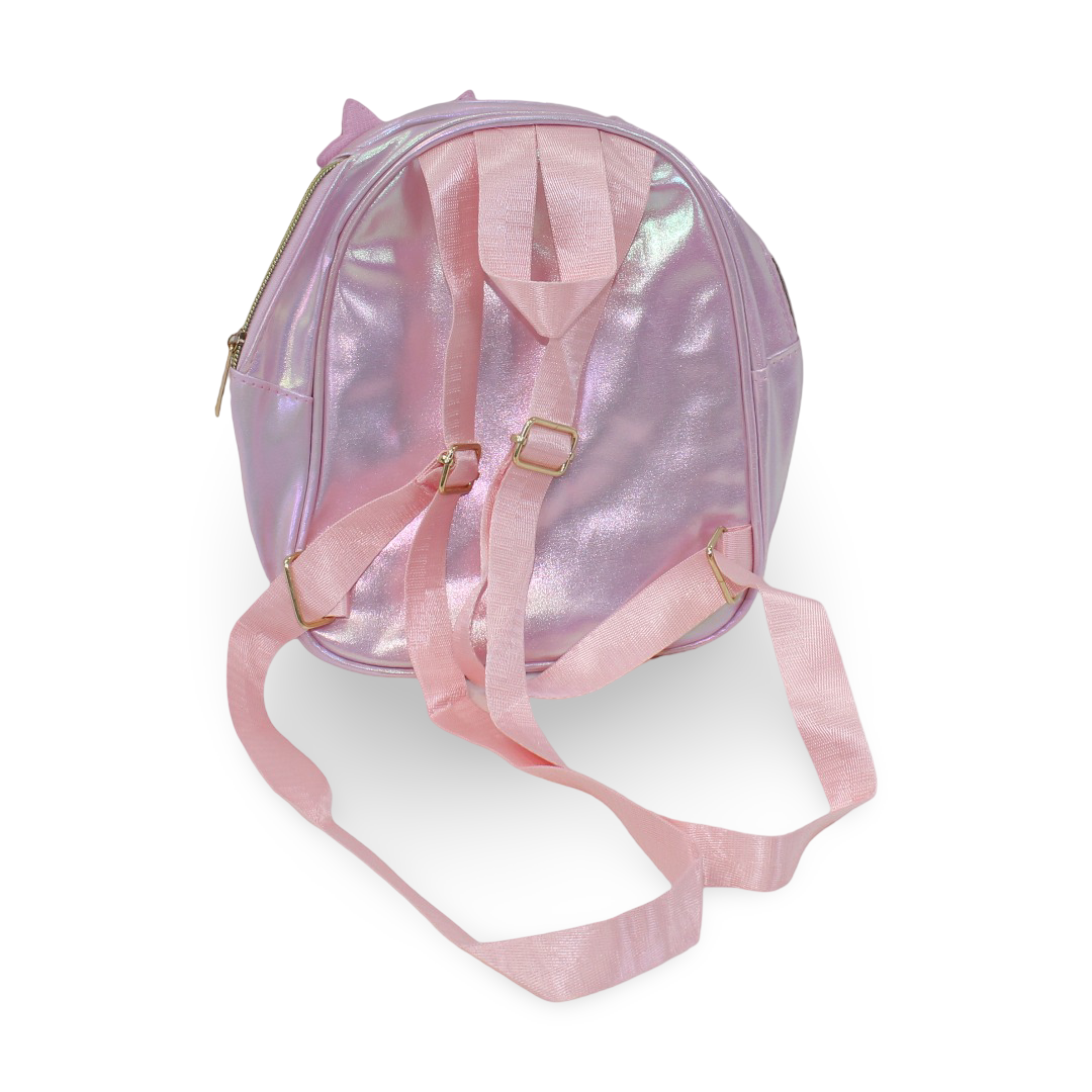 Mermaid Backpack with Pocket – Pink