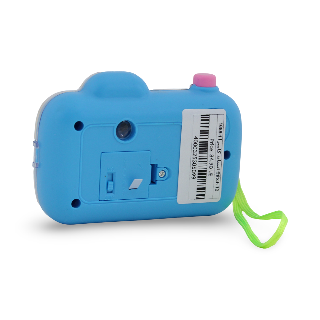 Stitch Camera-Shaped Toy – Blue