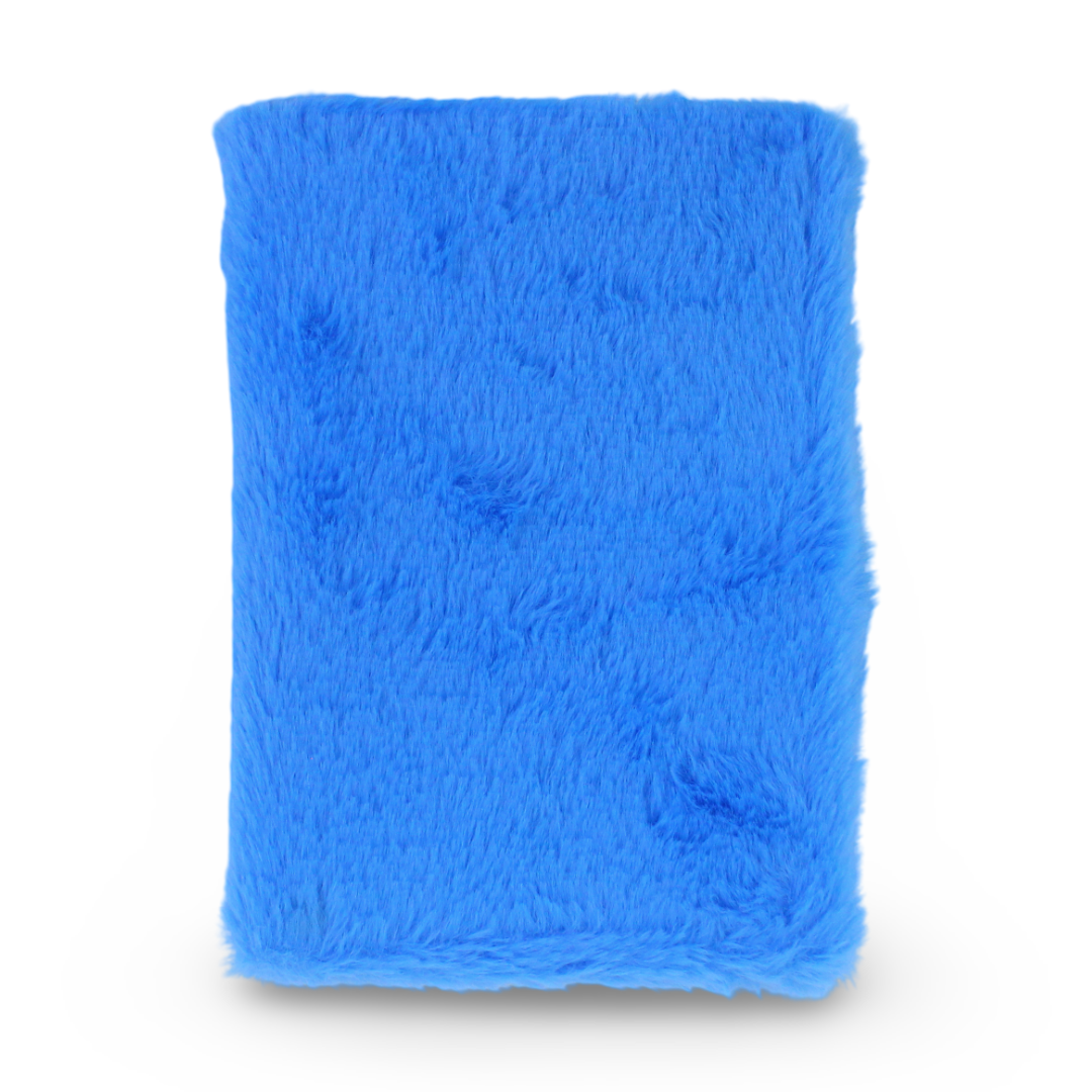 Stitch Furry Notebook – Blue
