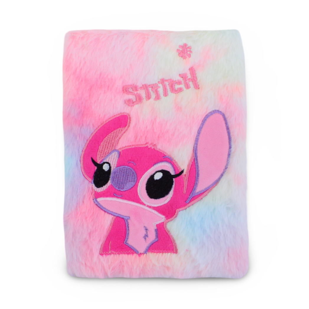 Stitch Plush Notebook – Pink