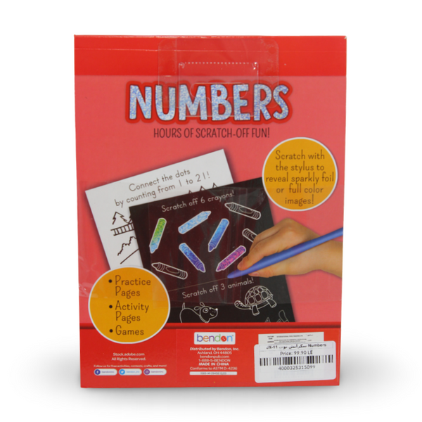 Bendon Scratch Fantastic! (Numbers) Activity Book