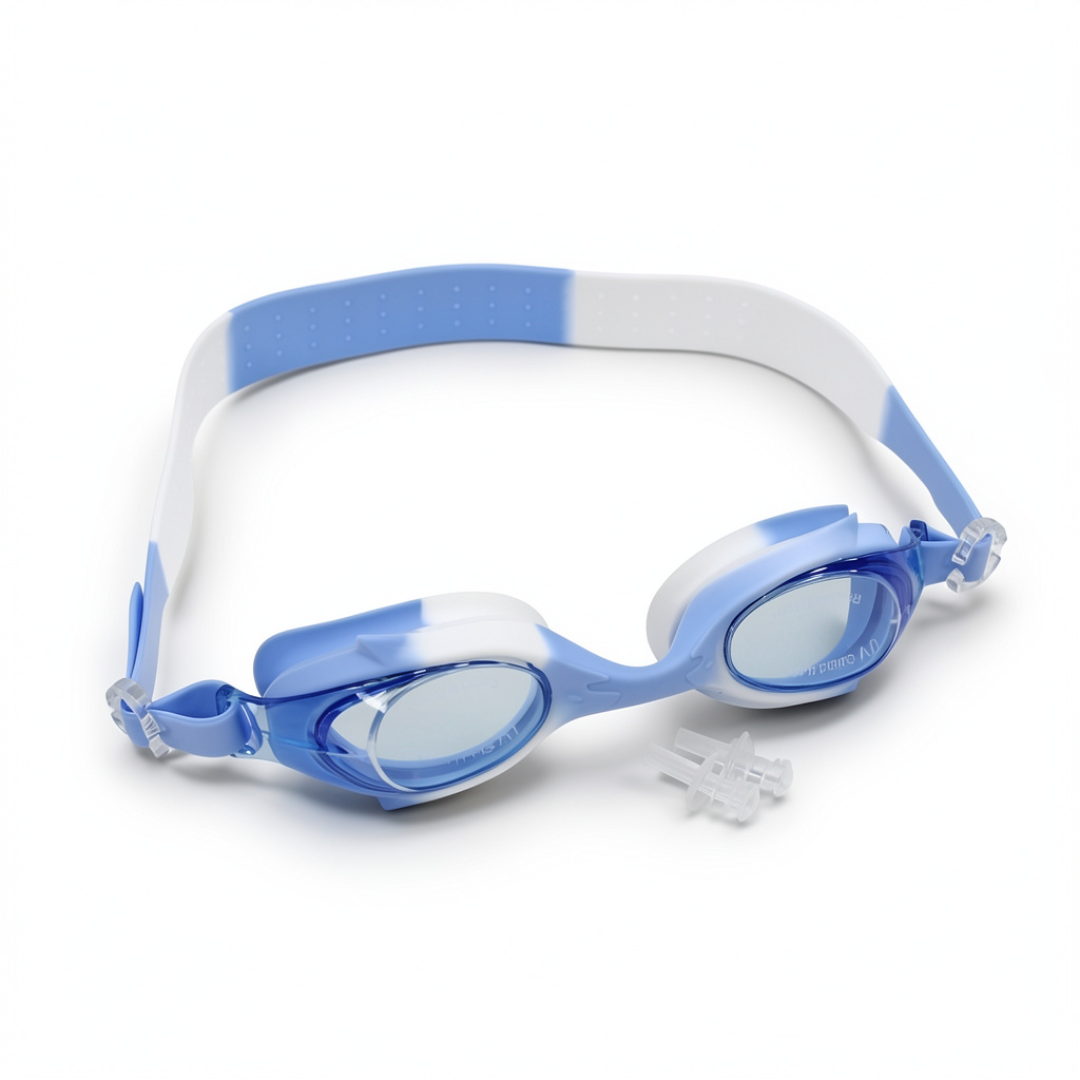 Sainteve Kids Swimming Goggles – Baby Blue & White