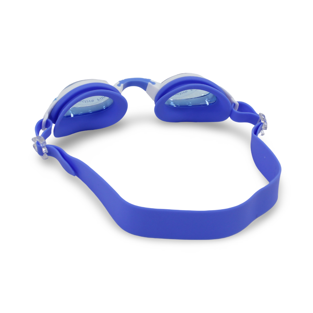 Sainteve Kids Swimming Goggles with Stars – White & Blue