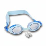 Sainteve Kids Swimming Goggles with Stars – Baby Blue & White