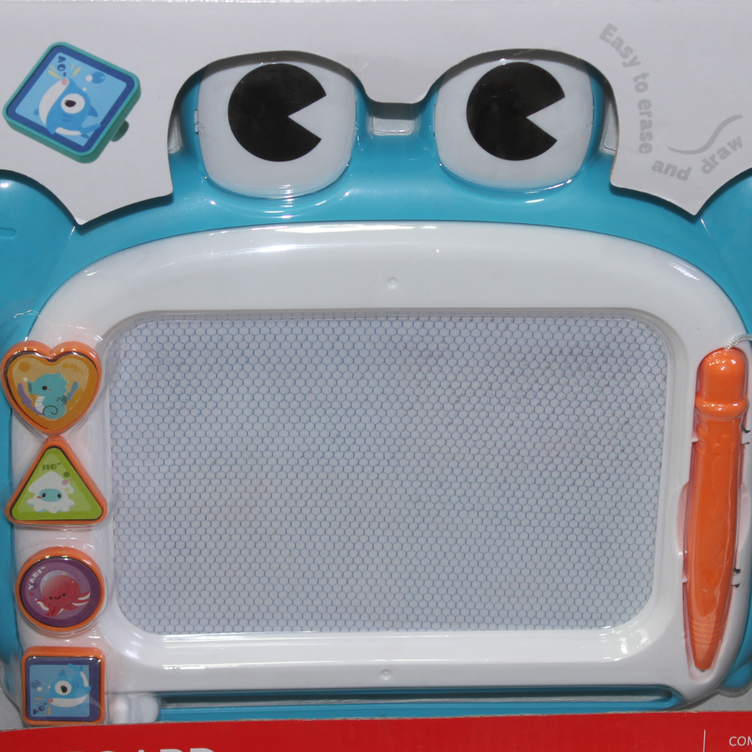 Crab Magnetic Drawing Board Toy – Baby Blue