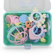 Rattle and Teether Set 10 Pcs – Mint