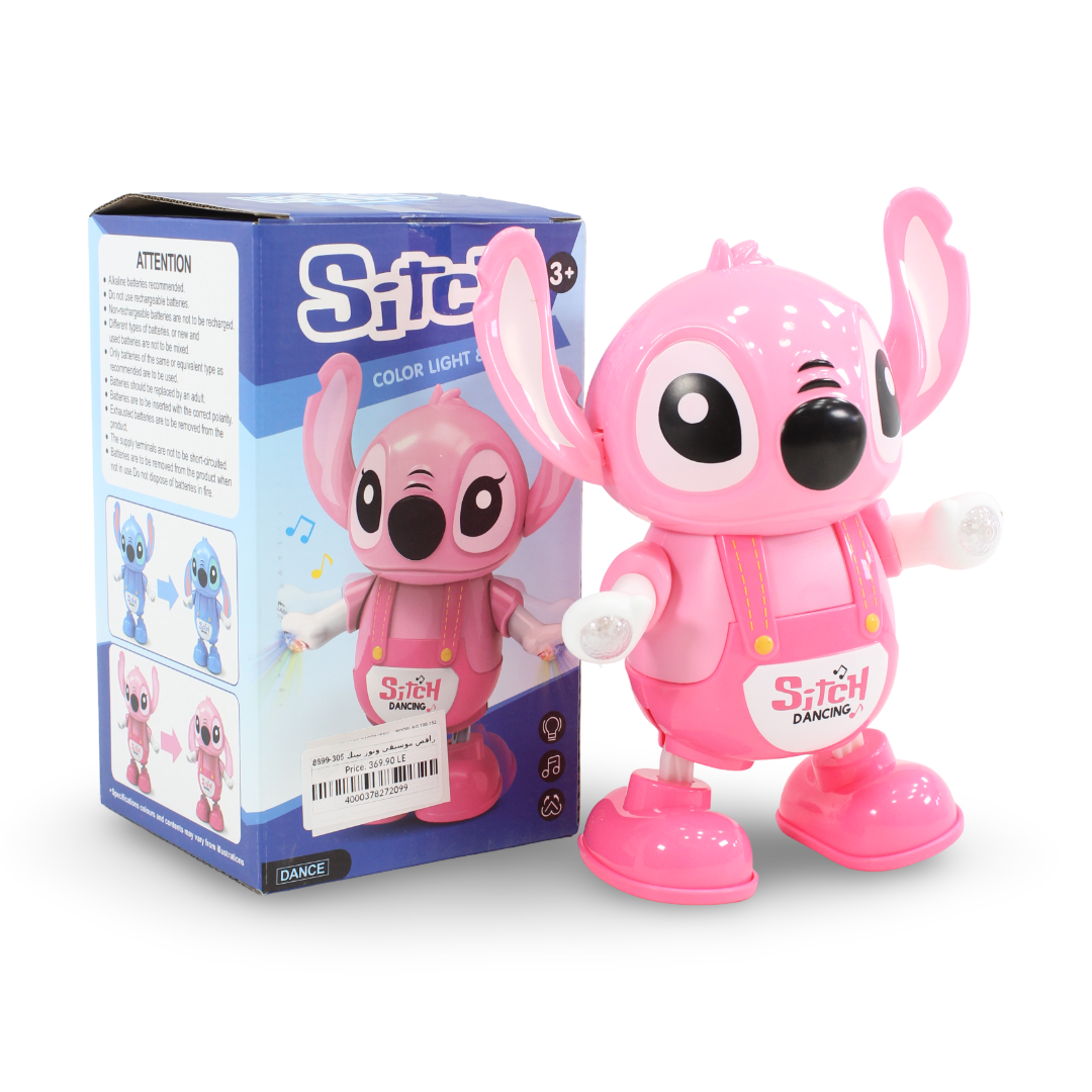Stitch Electric Dancing Robot Toy – Pink