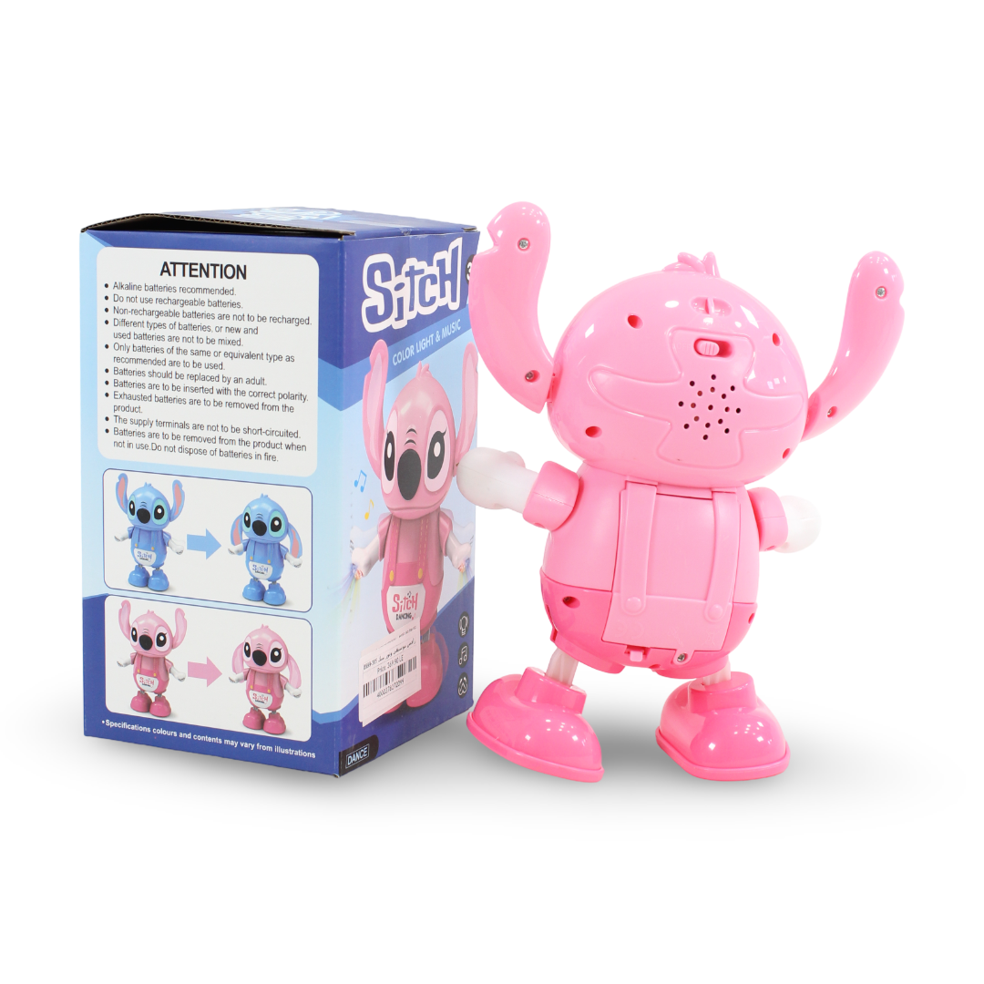 Stitch Electric Dancing Robot Toy – Pink