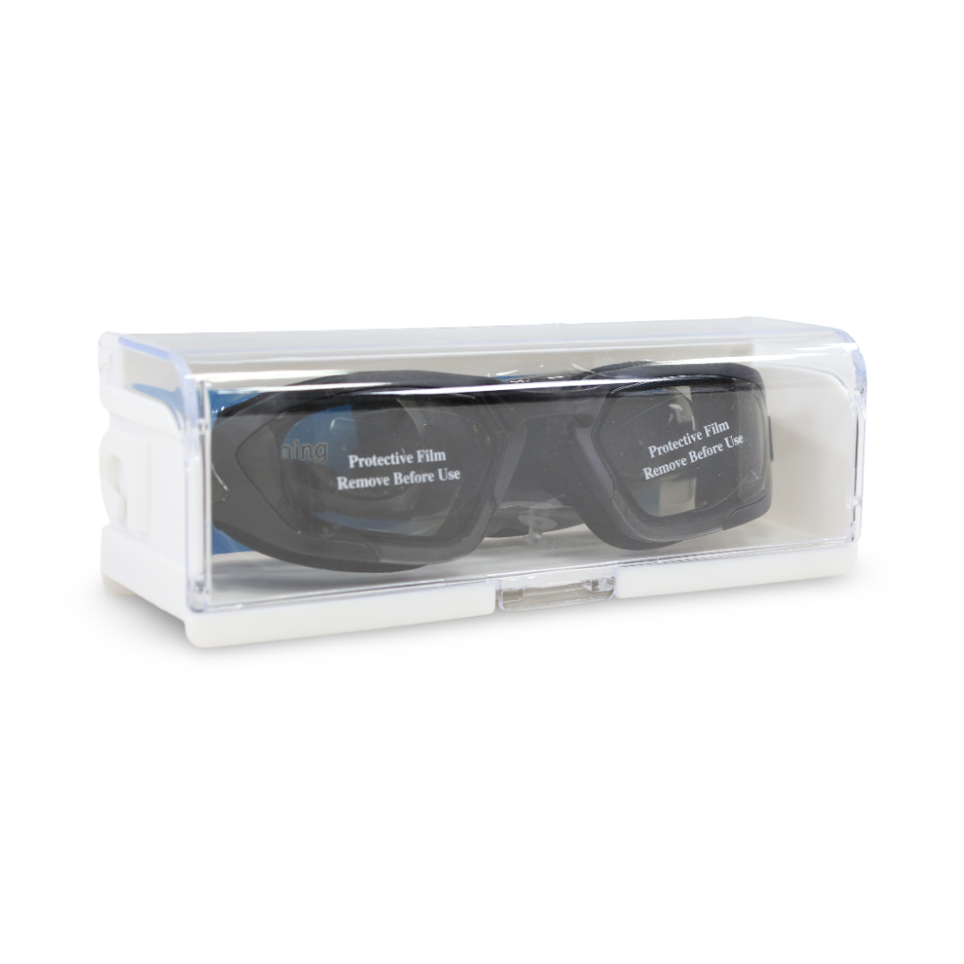 Silicone Swimming Goggles – Black