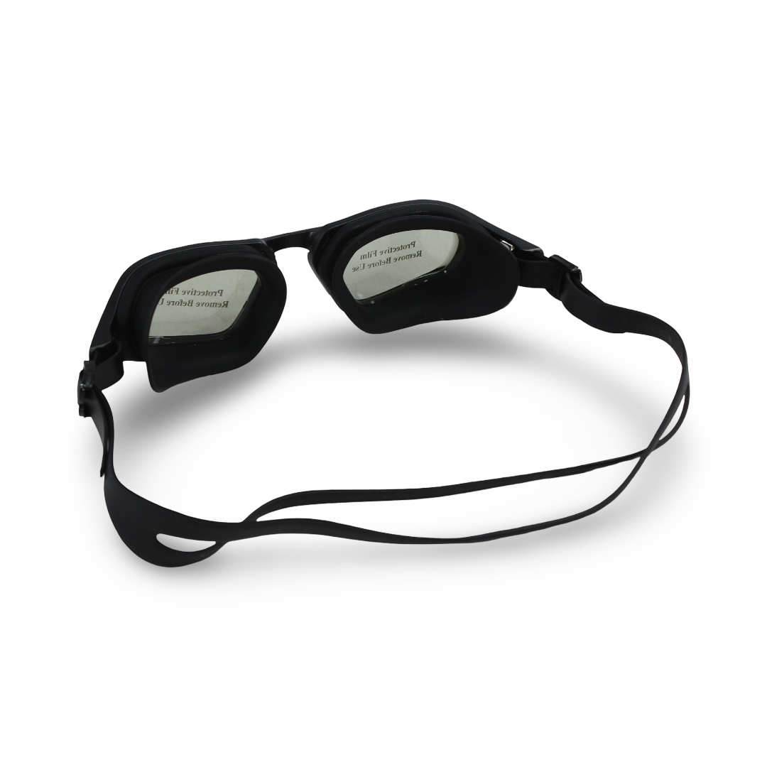 Silicone Swimming Goggles – Black