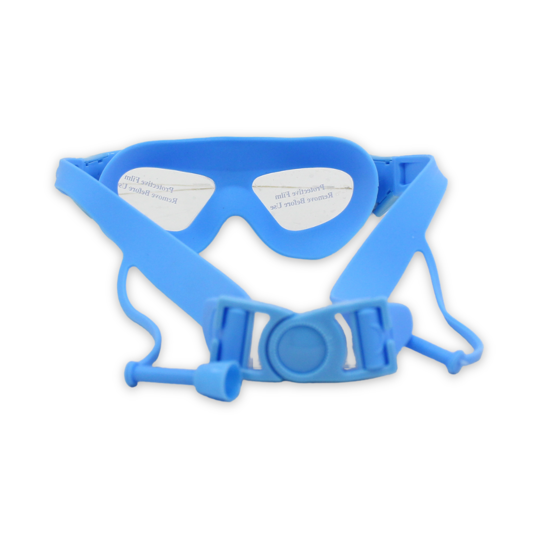 Silicone Swimming Goggles – Baby Blue