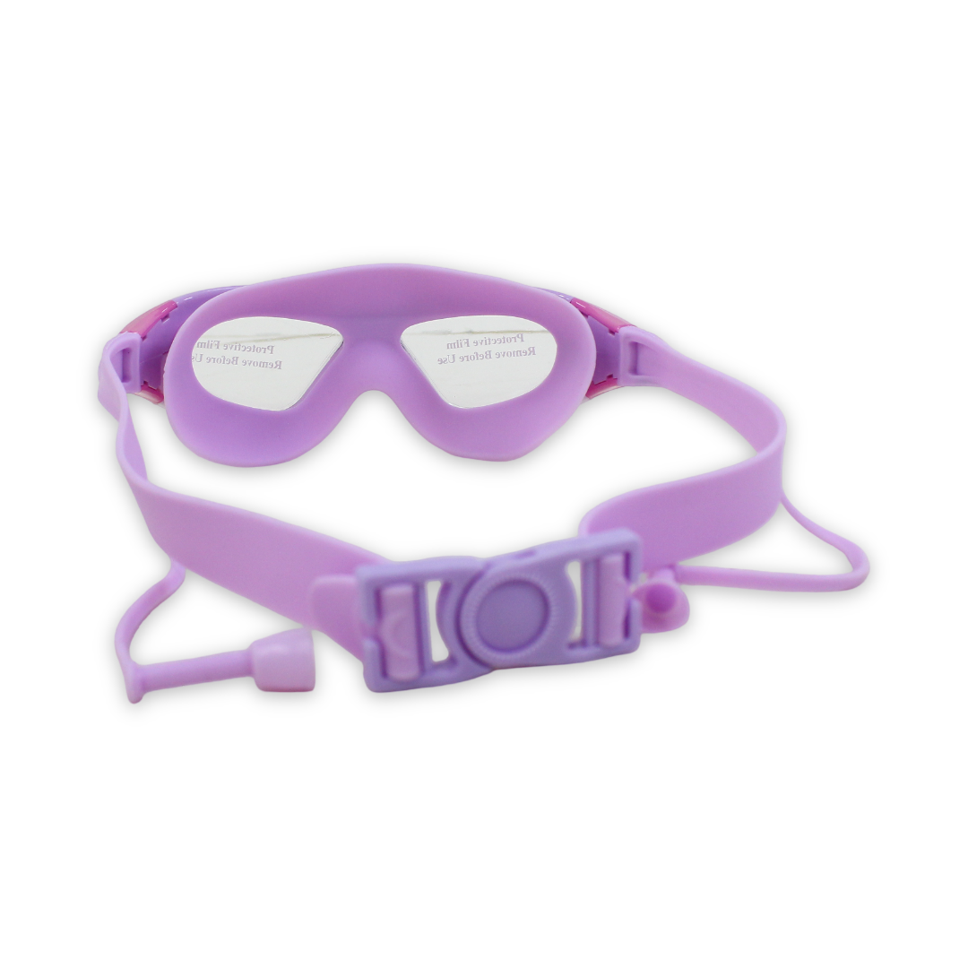 Silicone Swimming Goggles – Purple