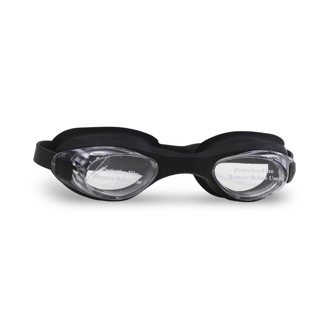 Silicone Swimming Goggles – Black