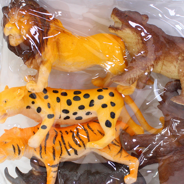 Happy Animal World Toy Set 6 Pcs