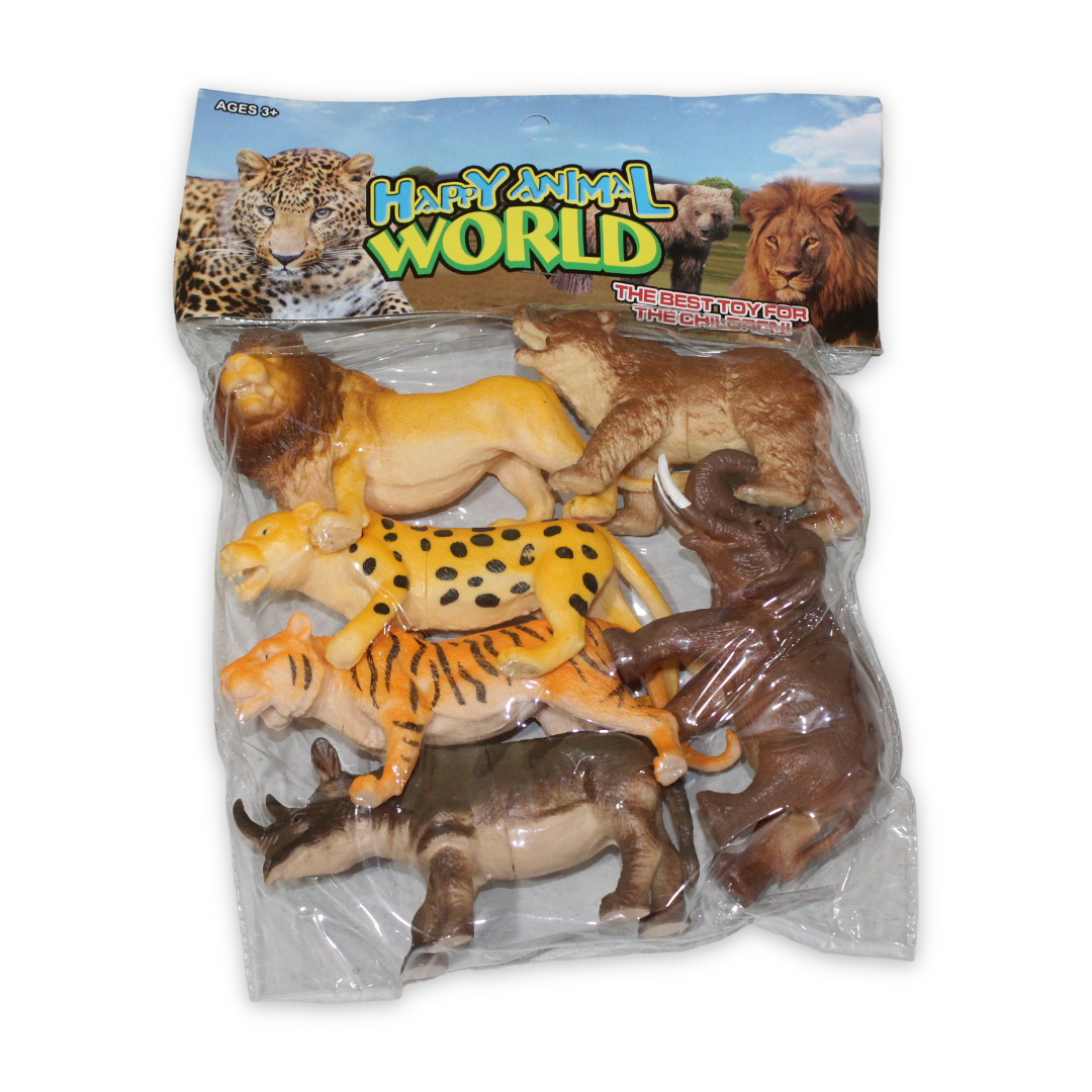 Jungle Wild Animal Figures – 6 Pcs - Toys - YOU&ME