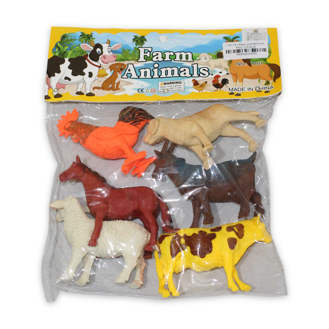 Farm Animal Toy Set – 6 Pcs - Toys - YOU&ME