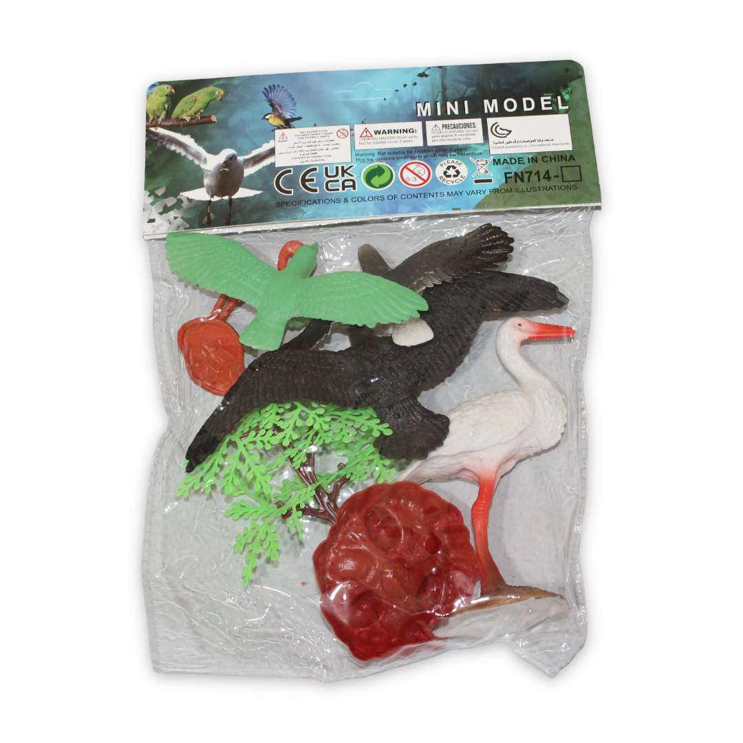 Series Birds Mini Figures Set – 6 Pcs