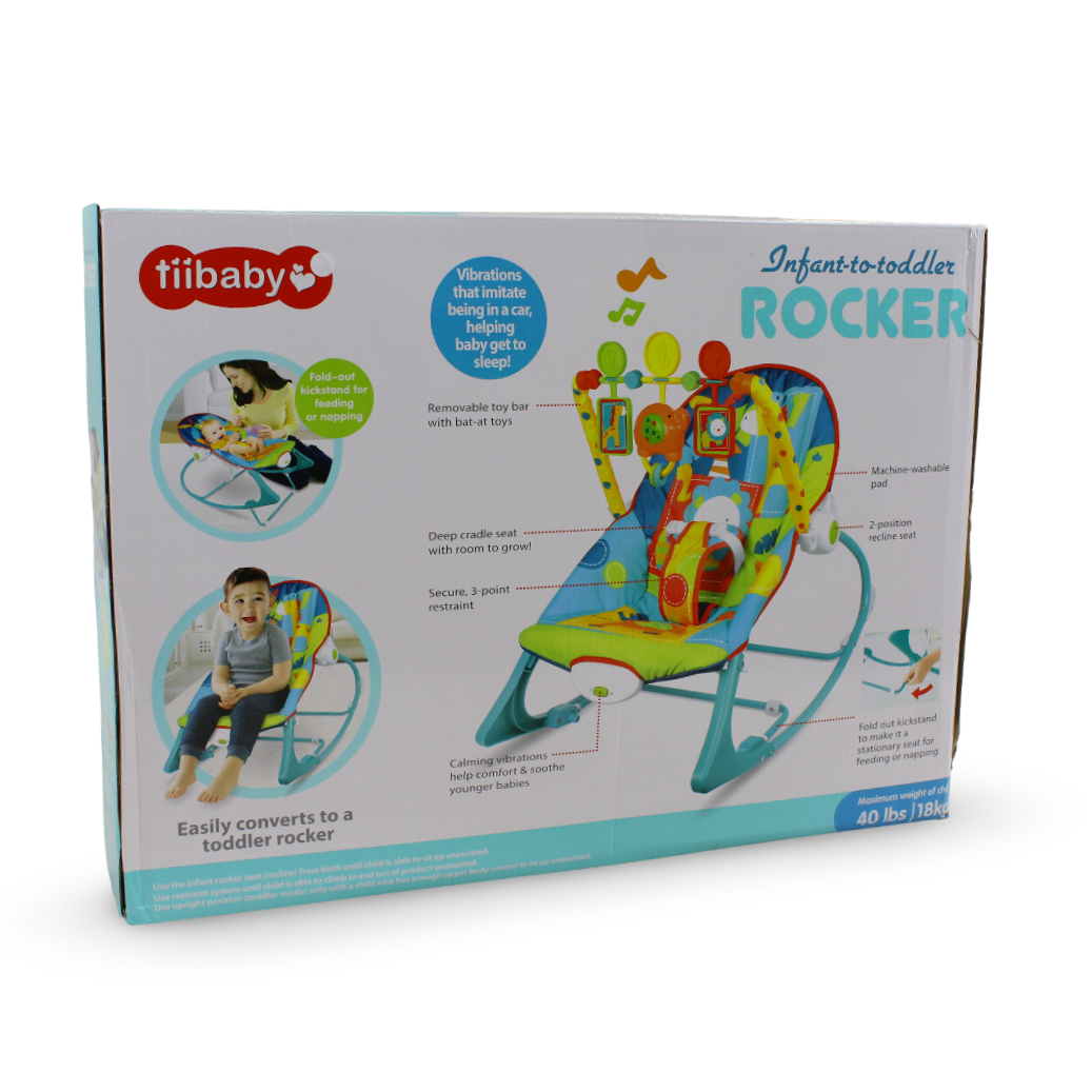 Tiibaby Infant-to-Toddler Rocker 18Kg – Aqua