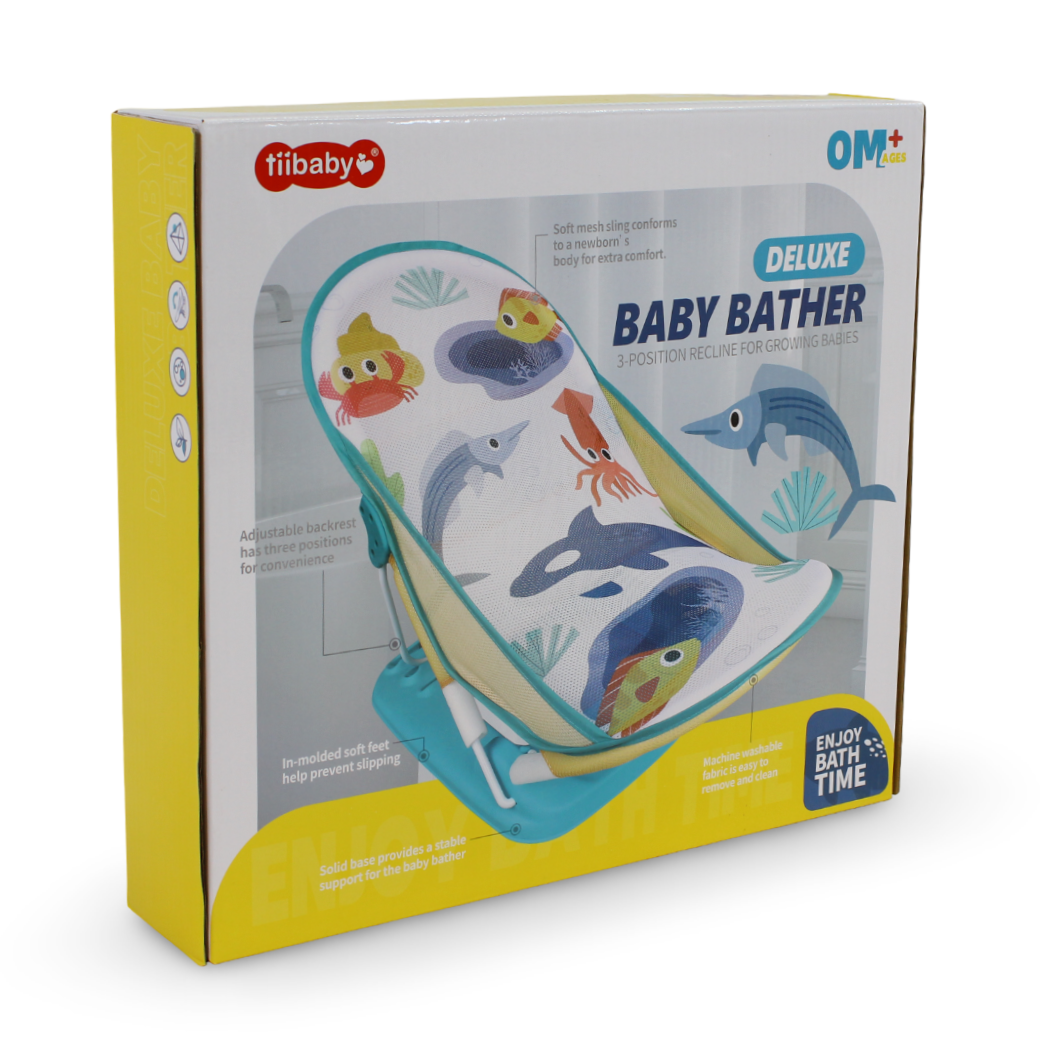 Tiibaby Deluxe Baby Bather – Aqua
