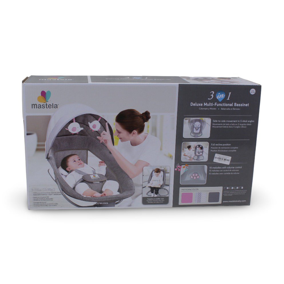 Mastela 3-in-1 Deluxe Multi-Functional Bassinet