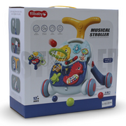 Tiibaby 3-in-1 Musical Stroller with Basketball Hoop