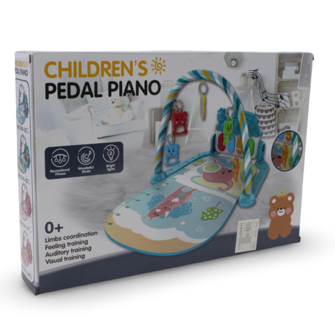 Children's Pedal Piano Baby Piano Mat – Pink Zoo Design