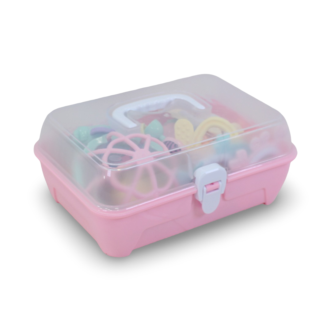 Baby Rattle and Teether Set 10 Pcs – Rose