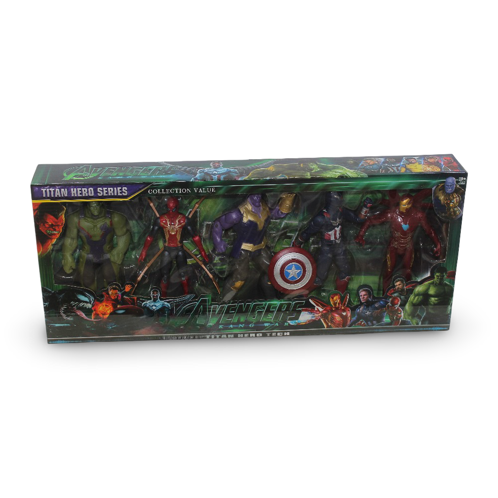 Marvel Avengers Titan Hero Series Action Figures Set – 5 Characters