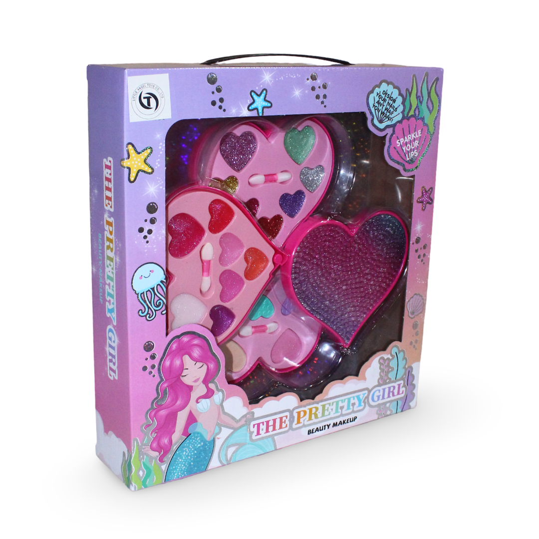 "The Pretty Girl" Heart-Shaped Mermaid Makeup Palette