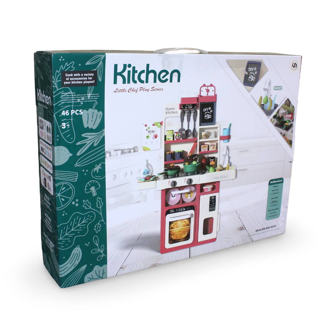 "Little Chef Play Series" Kitchen Toy 46 Pcs – Green