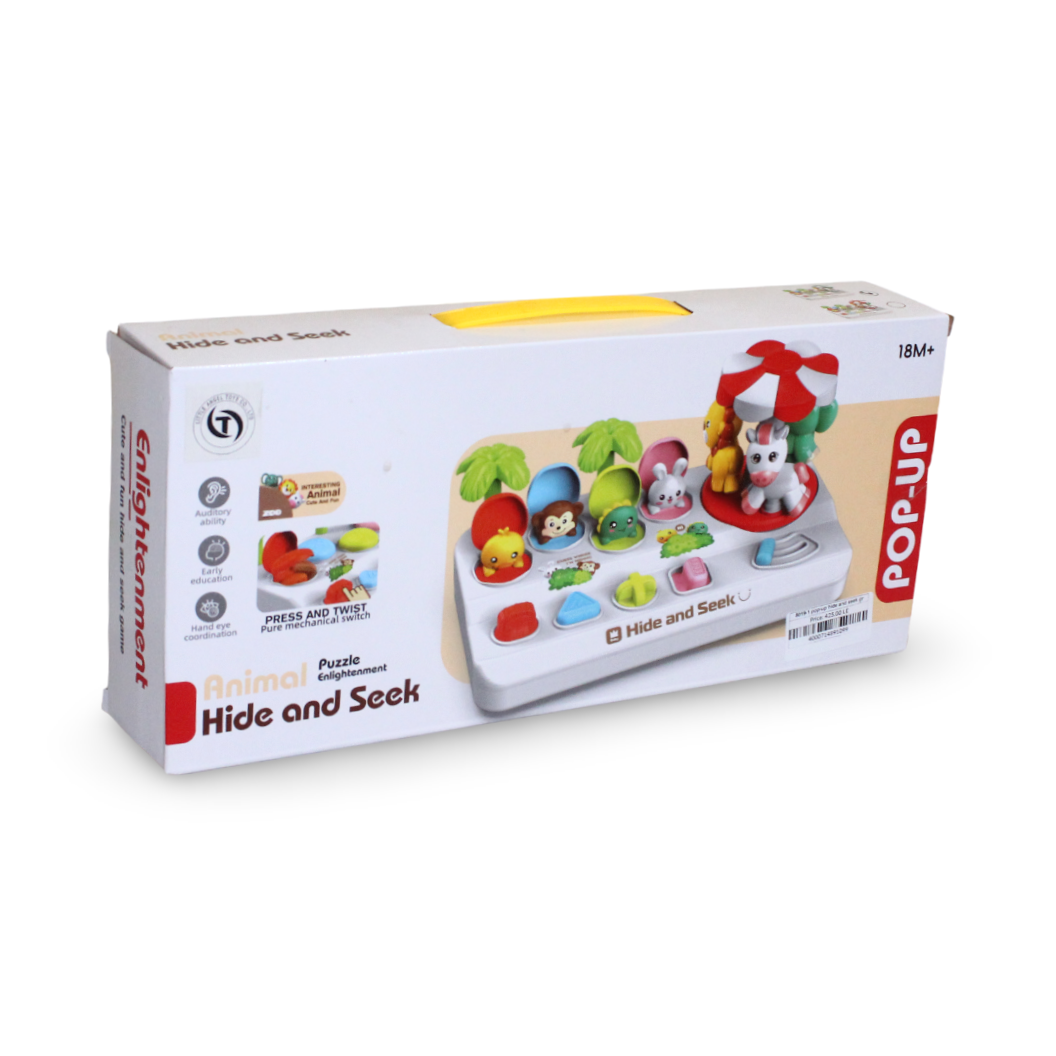 Pop-Up Animal Hide and Seek Toy – Green