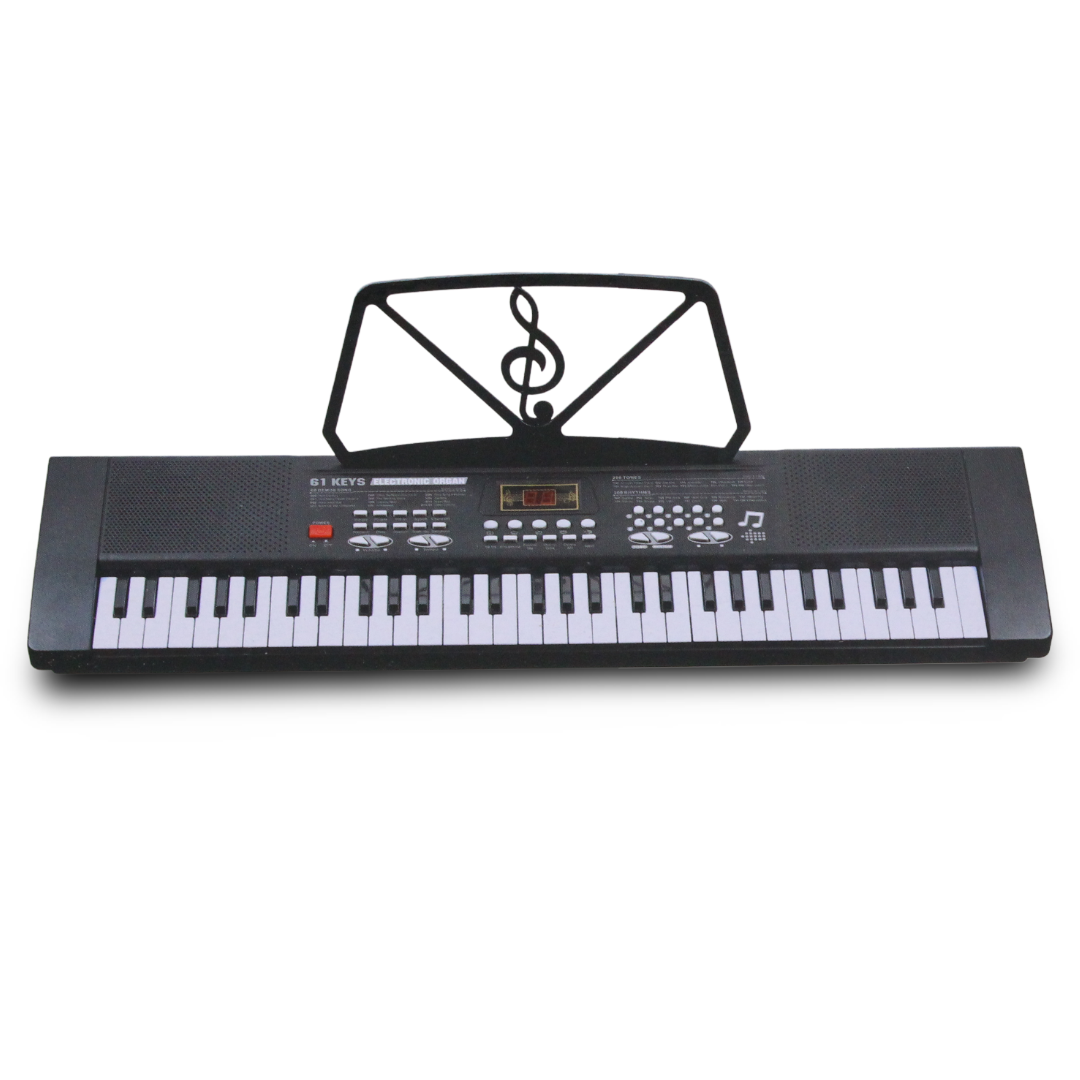 61-Key Electronic Keyboard – Black - Toys - OKO