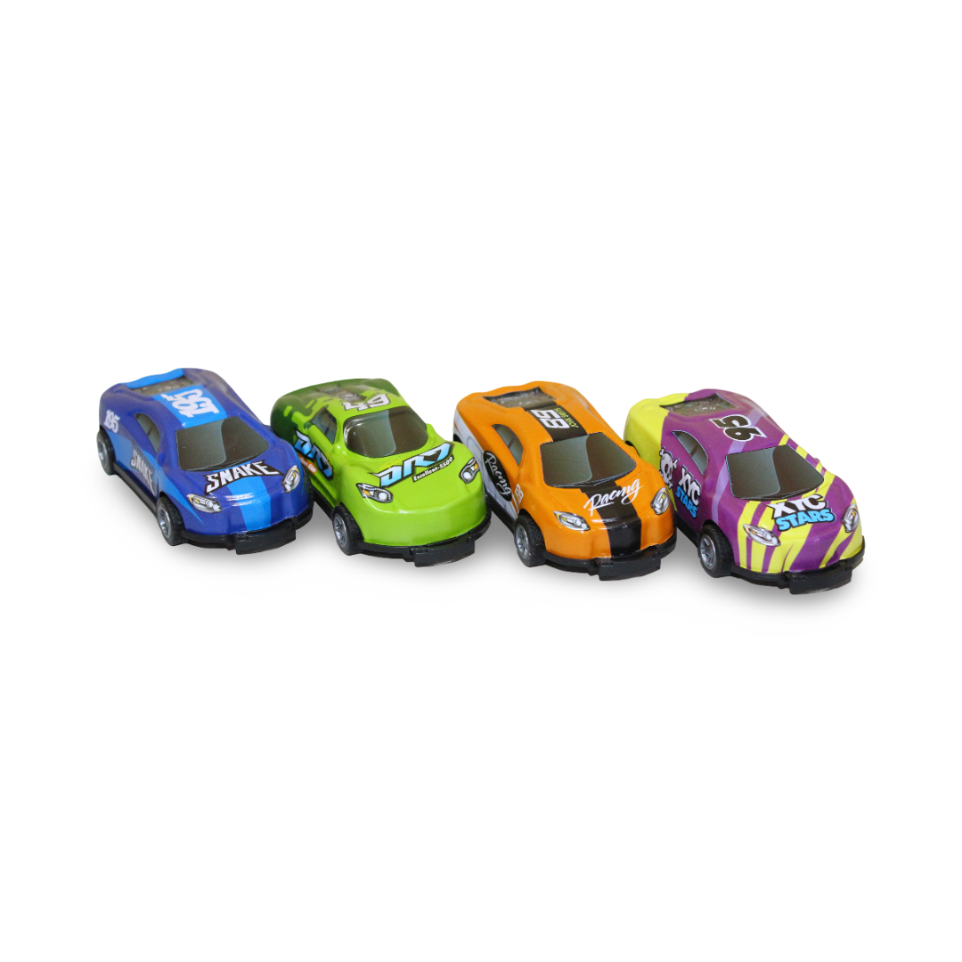 Pull Back Race Toy Cars (1 Pcs) - Toys - OKO