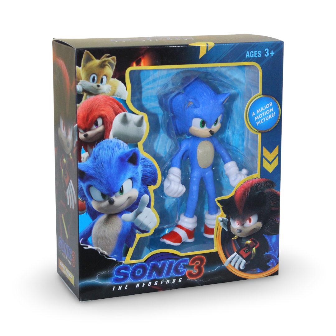 Sonic The Hedgehog 3 Movie 5-Inch Action Figure – Blue