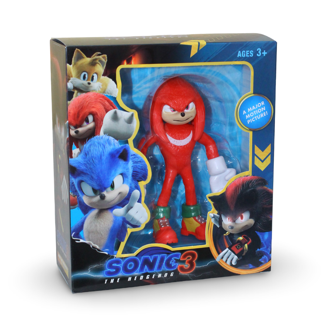 Sonic The Hedgehog 3 Movie 5-inch Knuckles Action Figure – Red