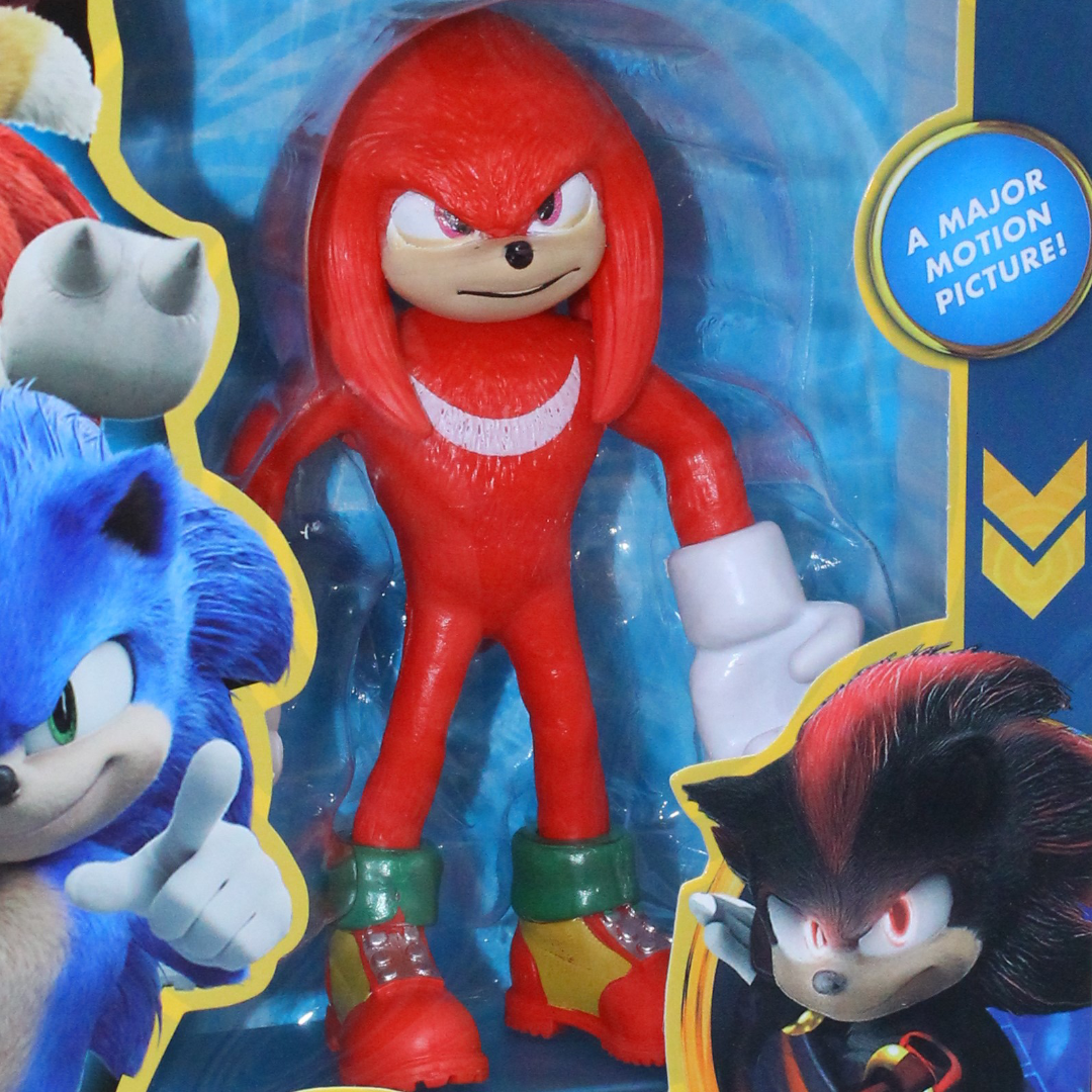 Sonic The Hedgehog 3 Movie 5-inch Knuckles Action Figure – Red