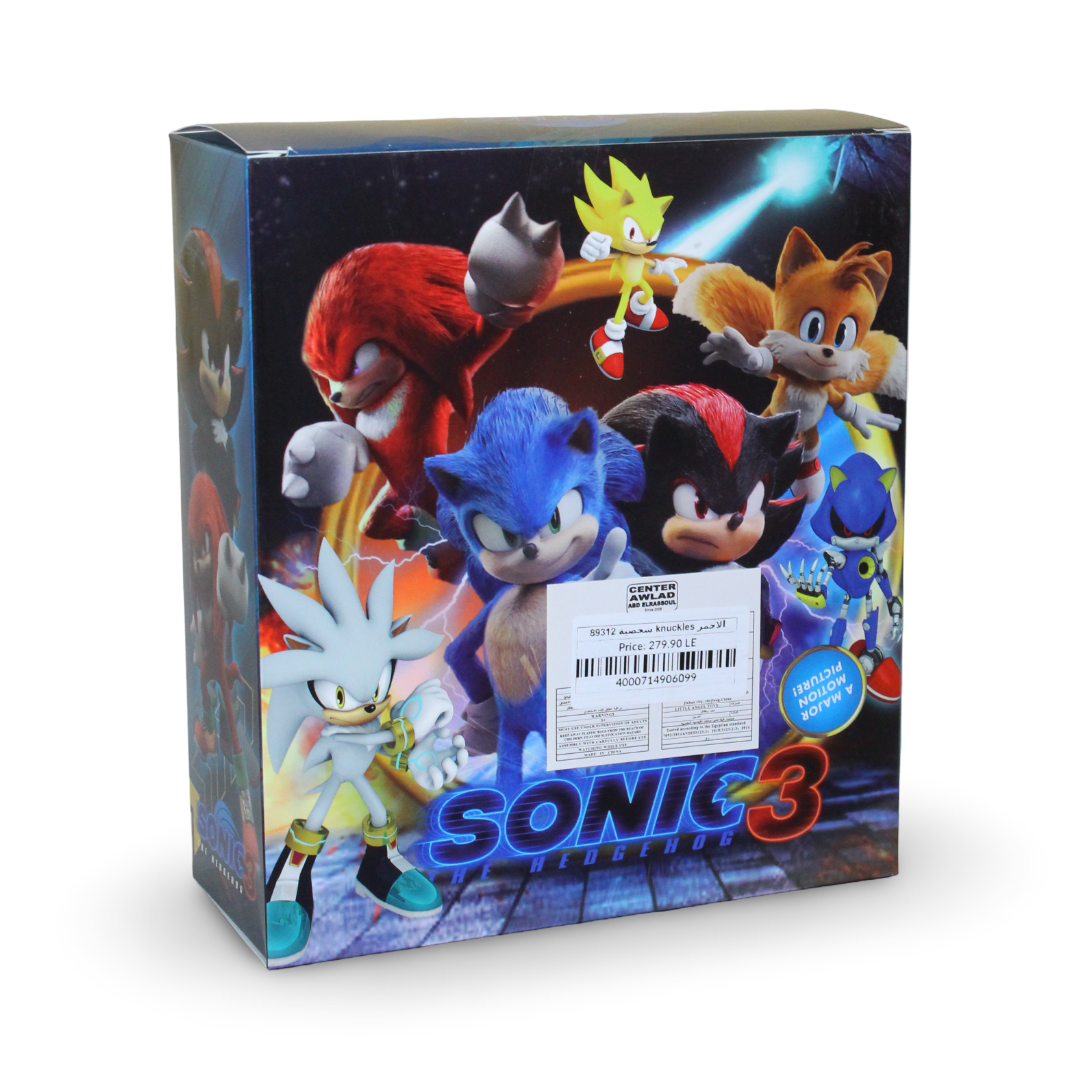 Sonic The Hedgehog 3 Movie 5-inch Knuckles Action Figure – Red