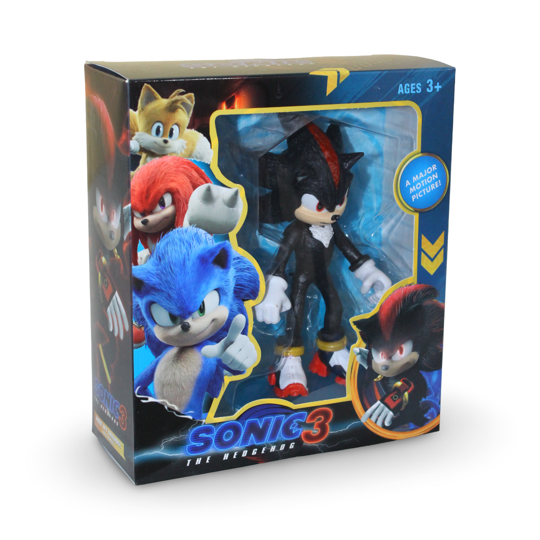 Sonic The Hedgehog 3 Movie Shadow 5-inch Action Figure – Black