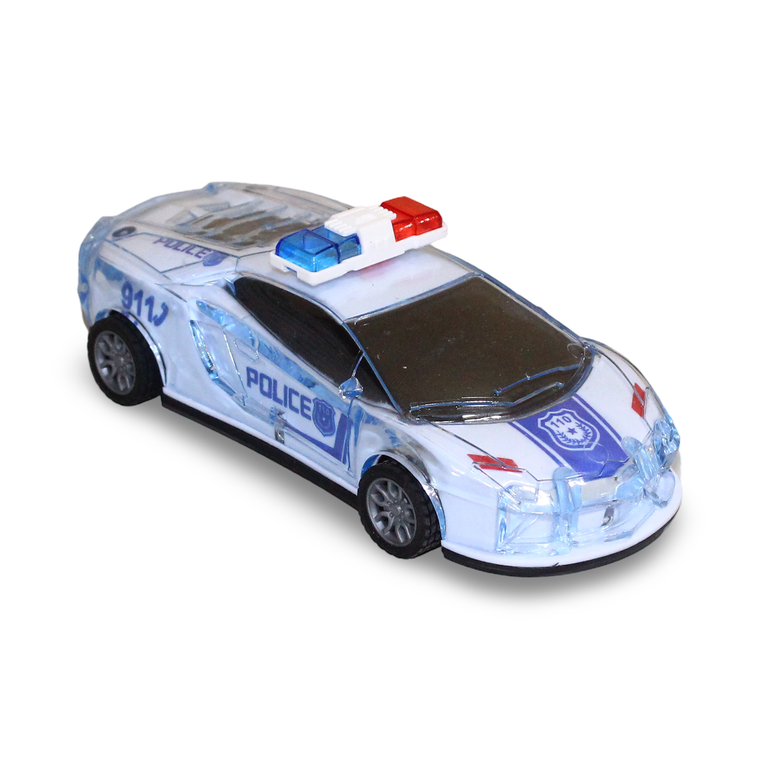 Police Car with (Light & Sound) - Toys - OKO